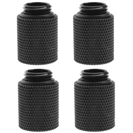 YINETTECH Water Cooling Extension Adapter, 20 mm, Copper Thread G1/4 Screw Seat, Male to Female