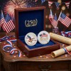 20 Pcs 250th Anniversary Commemorative Coins US 1776–2026 Token Display