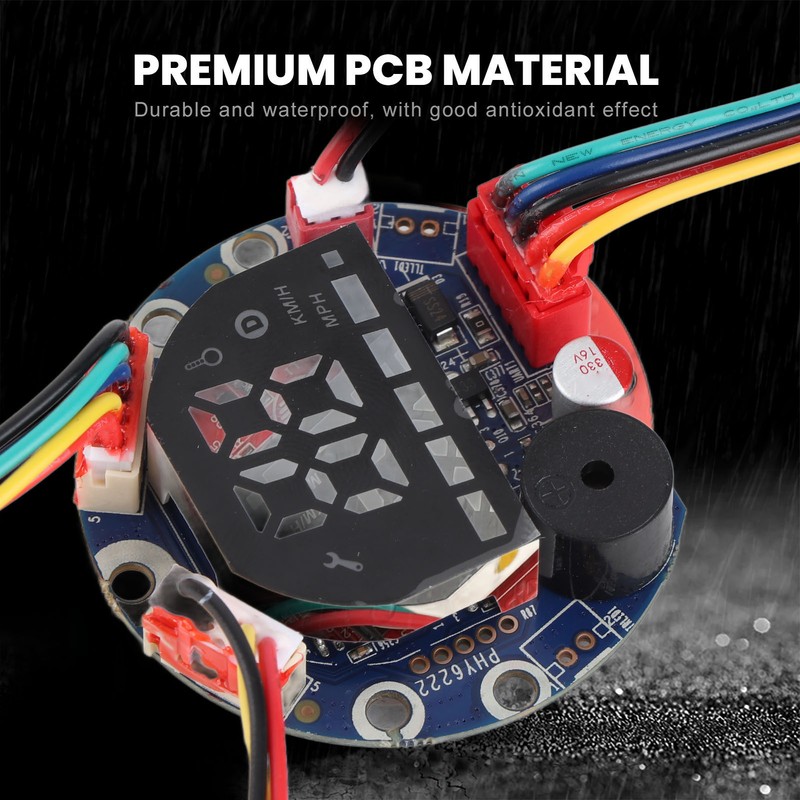 Electric Scooter Dashboard PCB Waterproof Clear Data Display Circuit Board