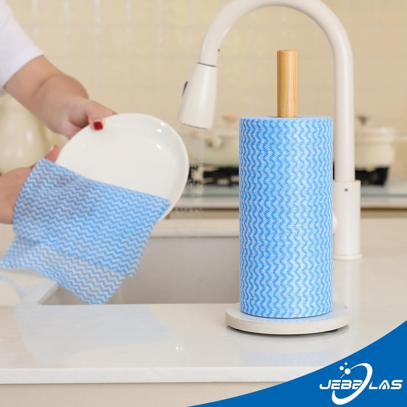JEBBLAS Reusable Household & Kitchen Wipes, Disposable Cleaning Cloths, Wash