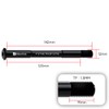 BiberAxle 12 mm Thru Axles for Bicycle Forks and Rear
