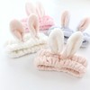Rabbit Washing Headband Headband Green 2ea