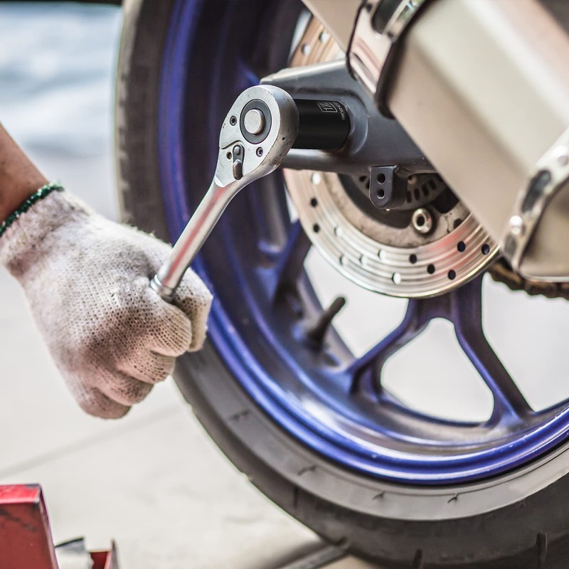 WORKPRO 1/2" Drive Impact Socket Set with Extension Bars, Premium