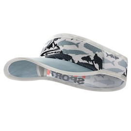 Ptduabenlu Sports Sun Visor Cap Men Women Lightweight Packable Cooling Stretchy Outdoor Visor Hat for Riding Fishing Running Tennis Golf White