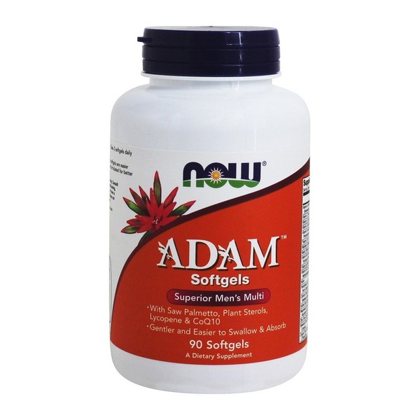 Now Foods Adam Men's Multiple Vitamin - 90 Capsules 4 Pack