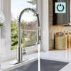 FORIOUS Kitchen Faucet with Pull Down Sprayer, Single Handle Pull
