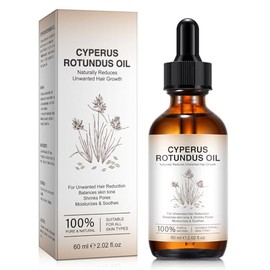 Cyperus Rotundus Oil - Natural Hair Removal Oil for Smooth Skin, Reducing Body Hair Growth - Soothing & Gentle Formula for Hair Removal - Cyperus Rotundus Oil, Ideal for Hair Removal