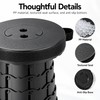 Collapsible Camping Stool for Hiking & Commuting – Adjustable Height