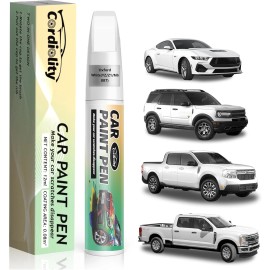 Cardiality Touch Up Paint Kit Oxford White YZ - Z1 - M6887 For All Models, Scratch Remover