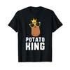 Potato King T-Shirts for Men, Kids & Boys - Nerd