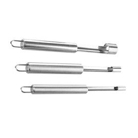 BIUDECO 3Pcs Stainless Steel Fruit Corer Portable Core Remover Tools for Apples Pears and Tomatoes Easy to Use Clean Essential Kitchen Gadget