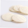 OATIPHO 10pcs Natural Loofah Facial Scrubber Pads for Deep Cleansing