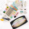 NECXON Large Capacity Elegant Pencil Case for Stationery & Cosmetics