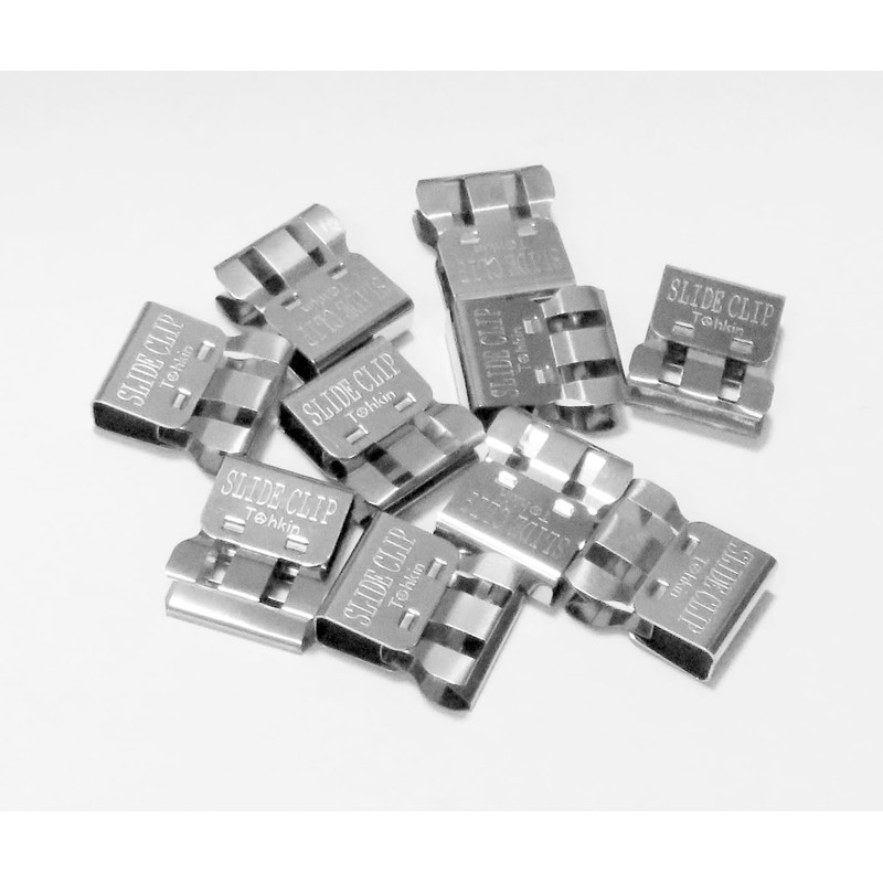 TOHKIN SC-S10S-N Slide Clips, Silver Type, Small, 10 Pieces, Document