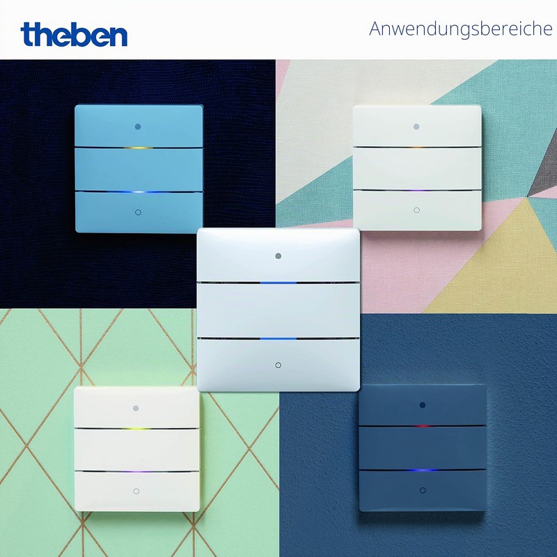 Theben 4969232 iON 102 KNX Touch Sensor 2 Buttons Secure