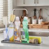 HvOvMvE Silicone Organizer Tray for Kitchen Sinks and Bathrooms. Dishwasher-Safe,