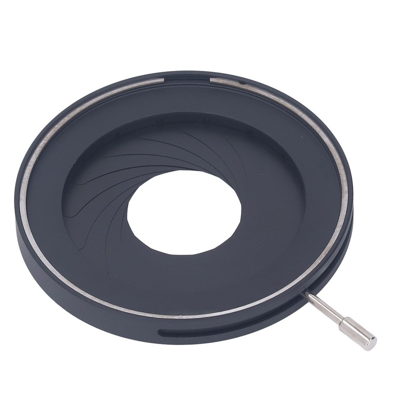Adjustable Iris Aperture Diaphragm 2‑50mm Microscope Iris Adapter Aperture Adjustable