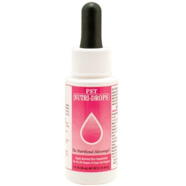 Bovidr Labs Nutri-drench Pet Nutri-Drops 4oz Nutriton Dog Puppy Stress