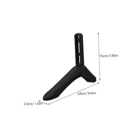 WHAMVOX Sturdy Plastic Tv Stand for White Monitor Tv Legs Replacement Bedroom Stand