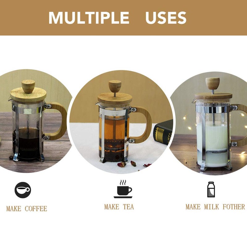 Sivaphe 12 oz French Press Coffee/Tea Maker Single Cup Espresso