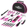 EXCITED WORK 69-Piece Pink Tool kit, Ladies Hand Tool Set