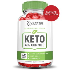 Justified Laboratories Slimlife Evolution Keto ACV Slim Life Keto Gummies 1000MG  10 Pack
