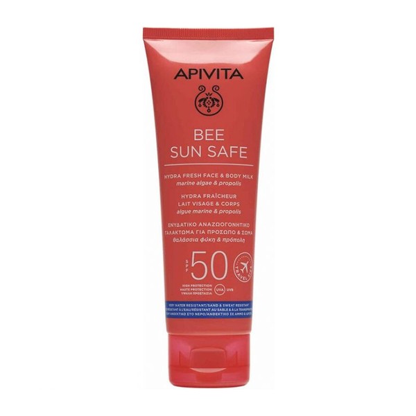 Apivita Bee Sun Safe SPF50 Hydra Fresh Face & Body Milk 200ml