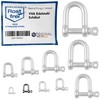 NietFullThings 10 pieces 5 mm stainless steel round shackles made
