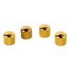 4Pcs Guitar Knob Metal Volume Tone Dome Control Knob Musical