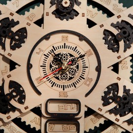 bennama 3D Wooden Puzzles Calendar Model Kits, Brainteaser and Puzzle for Christmas/Birthday,Gifts for Adults and Teens to Build Combination