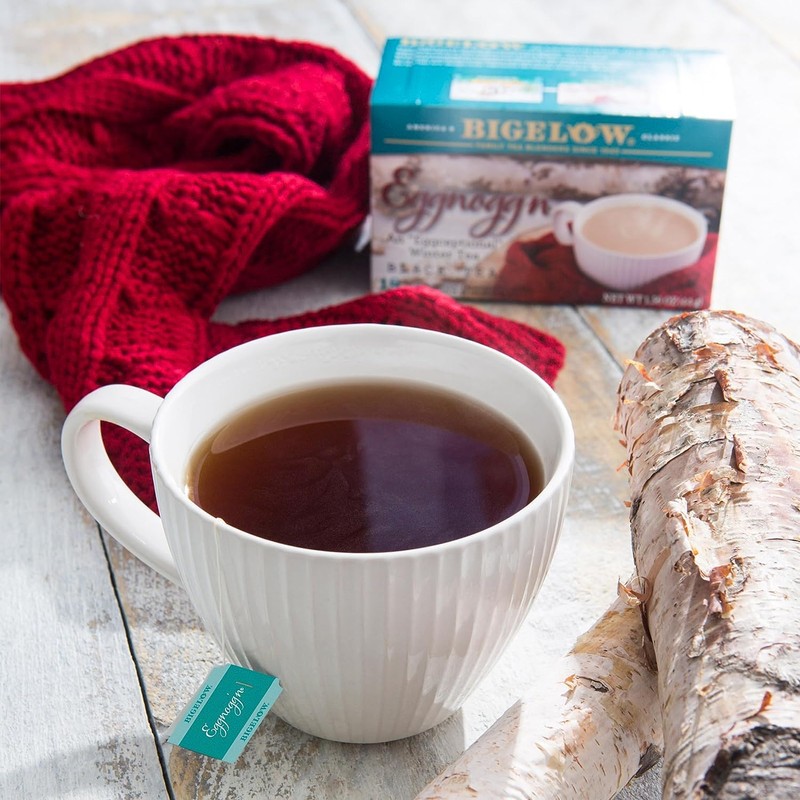 Bigelow Tea Eggnogg'n Black Tea, Caffeinated Tea with Eggnog Flavor,