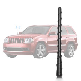 Anina - Mástil de antena de radio de 7 pulgadas para Jeep Grand Cherokee Dodge Chrysler Fiat 2011-2022 para radio FM/AM en espiral, para coche, a prueba de lavado