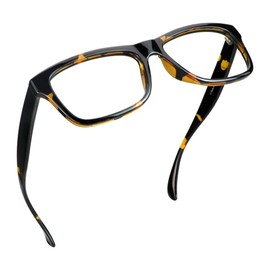 LifeArt Reading Glasses Anti Eyestrain Computer Readers Gaming GlassesTV Glasses Women and Men Anti Glare (Tortoise, 1.75 Magnification)