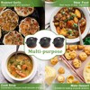 OGANAZI 3 Pcs Mini Cast Iron Dutch Oven Set –