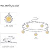 Palpitate Daisy Anklets for Women 925 Sterling Silver Anklets Bracelets