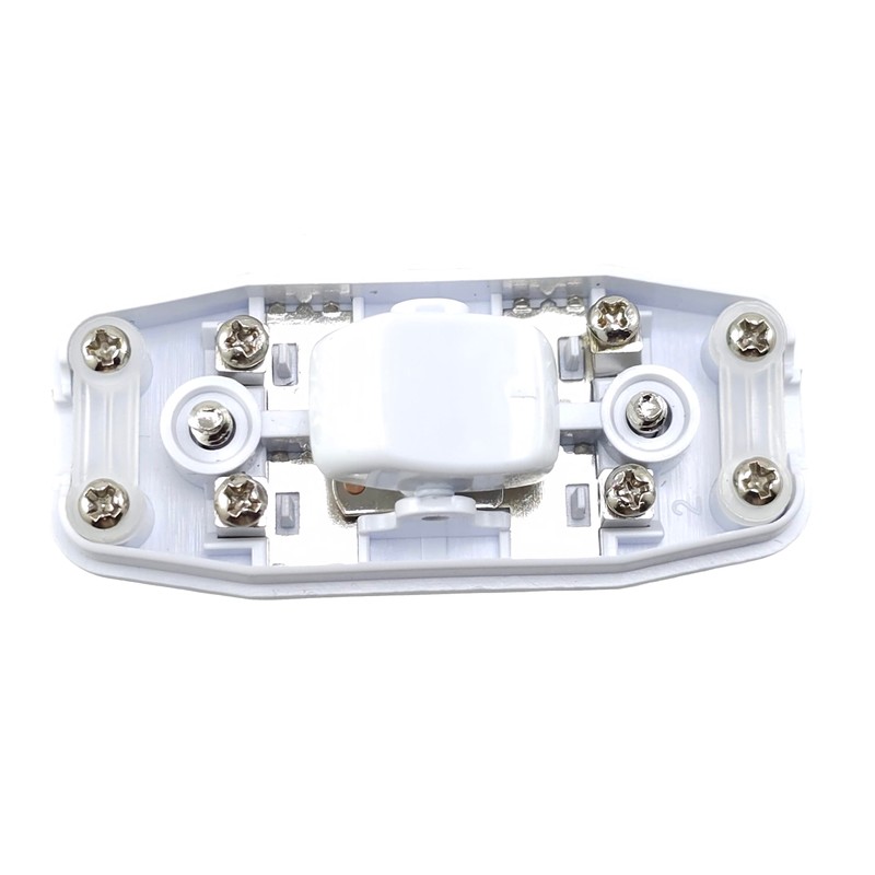Lamp Switch, Intermediate Switch White with Strain Relief and Screw