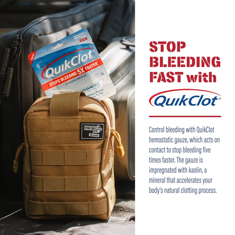 Adventure Medical Molle Bag Trauma Kit 2.0 (Khaki Bag)
