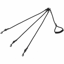 Bunty Triple 3 Way Rope Dog Pet Lead Leash Handle Splitter Coupler Clip for Collar