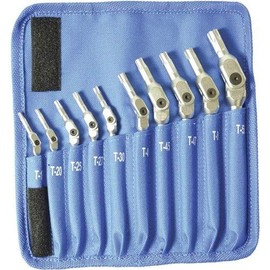 Bondas SP10-IC-22 HEX PRO Pivot Head Star Wrench Set, Set of 10