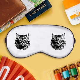 'Cat Face' Sleep/Travel Eye Mask (EY00020743)