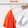 OIKA Hangers 50 Pack No Shoulder Bump - Space Saving