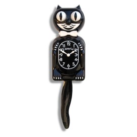 Kit-Cat BLACK KITTY-CAT KIT-CAT MOVING CLOCK KAT KLOCK