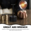 Luxshiny All-in-one Light Socket Ring Tool Kit Nonslip ABS Wrench