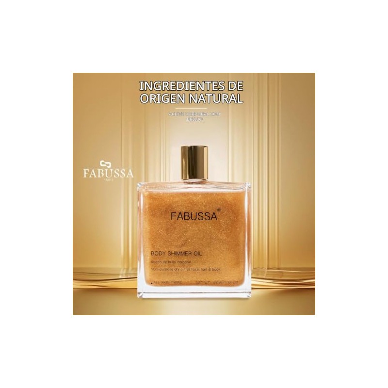 Aceite Corporal Brillante | Iluminador E Hidratante Para Rostro, Cuerpo