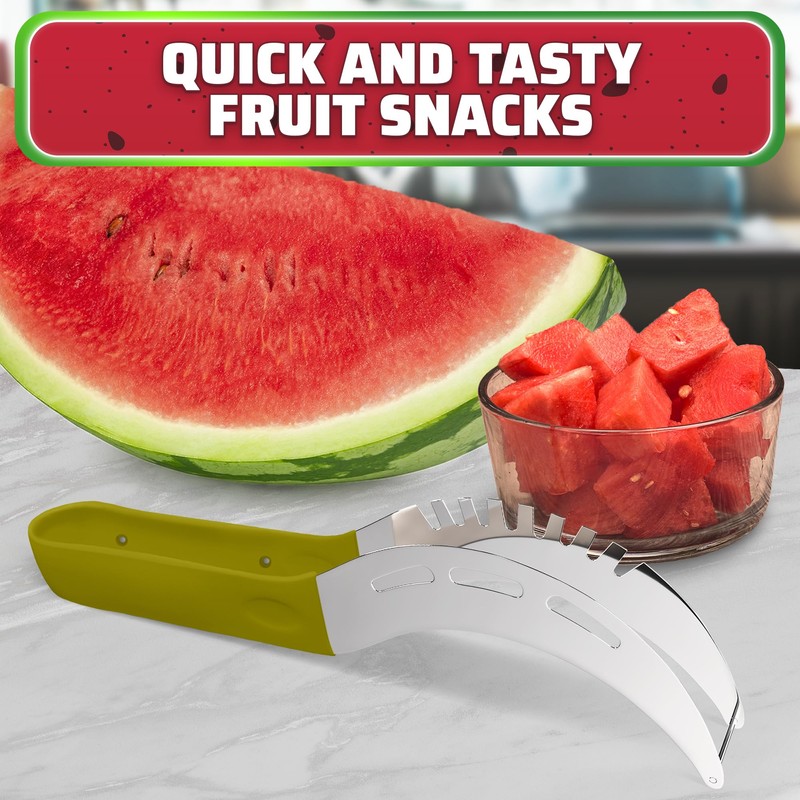 Watermelon Cutter Slicer Tool 9.05" x 1.5" – Stainless Steel