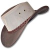 Oztrala~ Suede Leather Breezer Mesh Hat JACARU Cowboy Australian Mens
