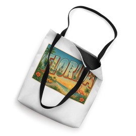 Florida 50s Vintage Retro Travel Souvenir Poster Art Graphic Tote Bag