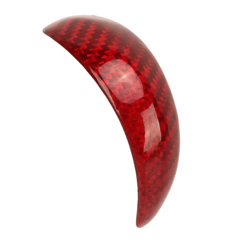 Gear Shift Knob Cover Red Red Carbon Fiber Shifter Lever