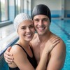 2 Gorra Natacion de pu para Adultos, Gorro Nadar de