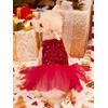 QWINEE Sparkly Sequin Dog & Cat Dress - Tutu Bling